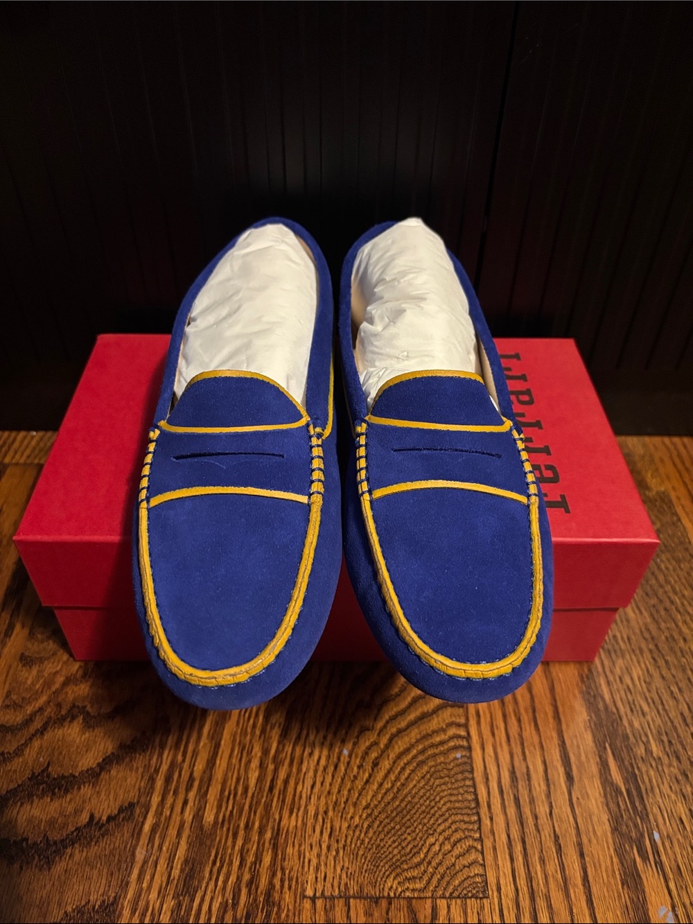 TODS Moccasins for Ferrari suede. EU size 40-US Size 10